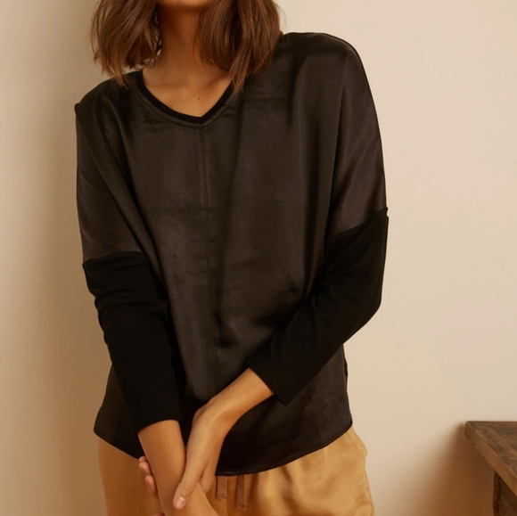 melissa nepton Tops - NWT Melissa Nepton black blouse, size L